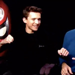 Jake Gyllenhaal is off his rocker and Tom Holland is scared