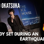 Stand-up comedian Atsuko Okatsuka keeps set going right through an earthquake