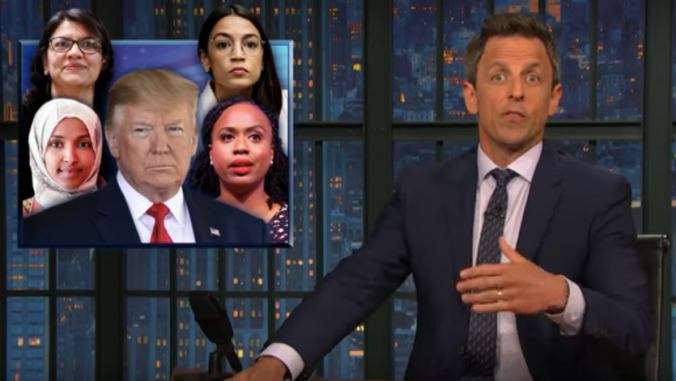 Late-night reacts to Donald Trump still being a racist, only moreso