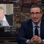 John Oliver explains how the looming Brexit blight won't be avoided by Boris Johnson's bigoted buffoonery