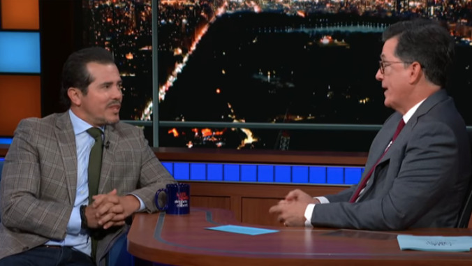 John Leguizamo tells Stephen Colbert that Trump could use his Latin History For Morons