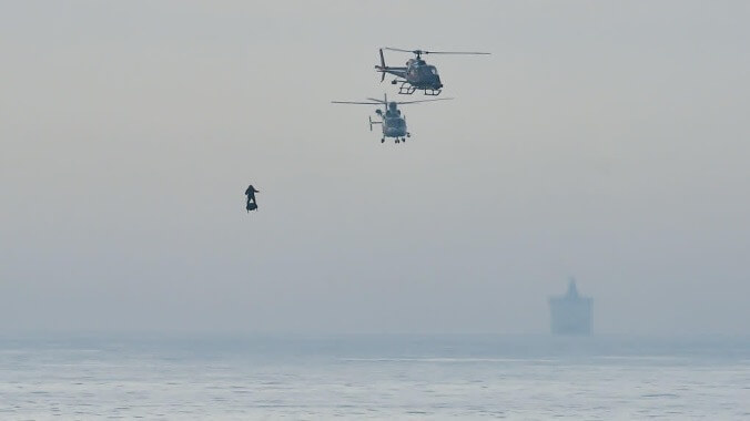 Sound the alarms: That French hoverboard supervillain has crossed the English Channel