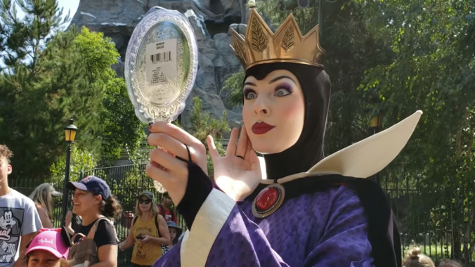 Give Disneyland's Evil Queen a raise