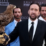 To understand Nicolas Cage's acting style, look at John Stamos commercials, eagles, and king cobras