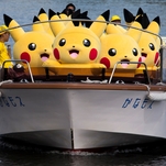 Watch as thousands of happy Pikachus dance across this Japanese city