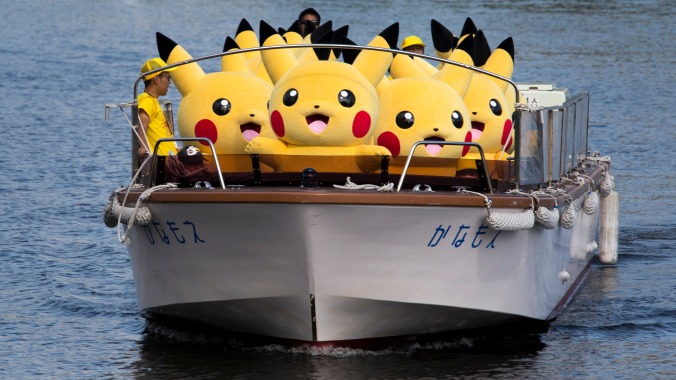 Watch as thousands of happy Pikachus dance across this Japanese city