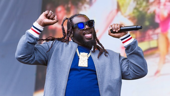 Watch T-Pain have a sloppy lightsaber fight in downtown New York City