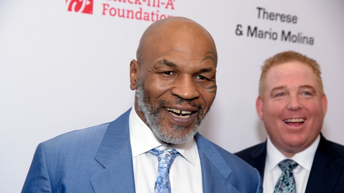 Mike Tyson says he smokes $40,000 worth of weed every month, which must get him really high