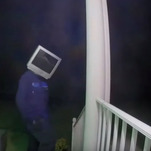 Man with TV on head who left old TVs on doorsteps is your god now