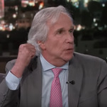 Henry Winkler tells Jimmy Kimmel about the time he saved a life over the phone