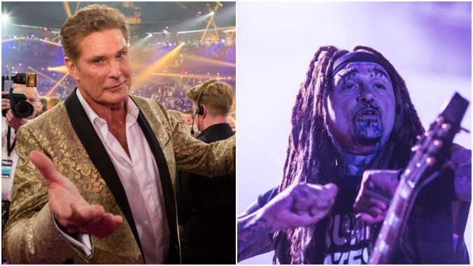 Yeah, okay, we'd like to hear David Hasselhoff and Ministry's cover of "Sweet Caroline"