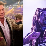 Yeah, okay, we'd like to hear David Hasselhoff and Ministry's cover of "Sweet Caroline"