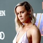 Brie Larson continues to trigger MCU fanboys, this time by casually wielding Thor's hammer