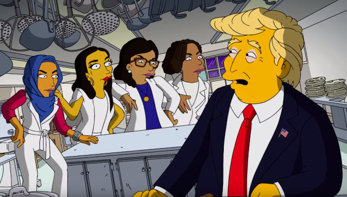 We regret to inform you that the latest Simpsons Trump short is not, in fact, it, chief