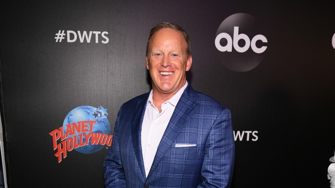 Dancing With The Stars host sounds pretty pissed about Sean Spicer dancing with the stars