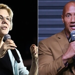 Elizabeth Warren and Dwayne Johnson's lovefest continued on last night’s Ballers (and on Twitter)