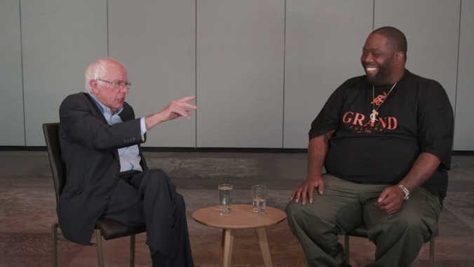 Watch Killer Mike chat with Bernie Sanders about health care and economic disparity