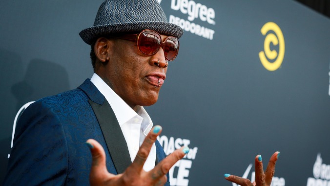 Dennis Rodman wants to give the "CEO of racism" a literal knuckle sandwich