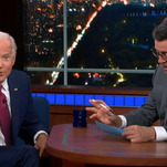 Joe Biden tells Stephen Colbert the Obamas would make great running mates, Supreme Court justices