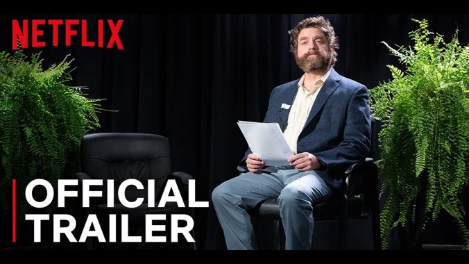 Zach Galifianakis (briefly) kills Matthew McConaughey in the Between Two Ferns: The Movie trailer