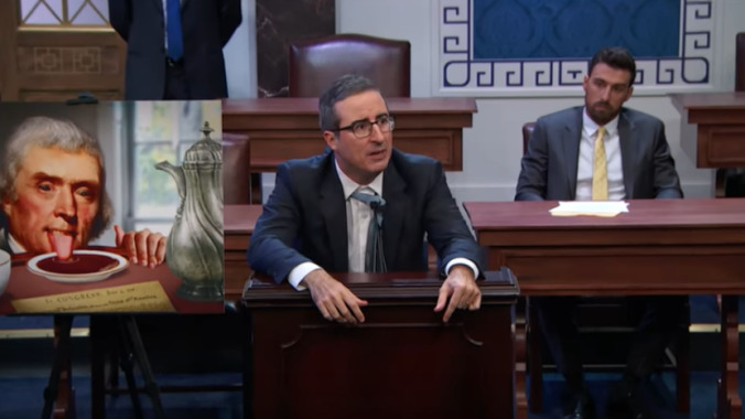 John Oliver filibusters the filibuster on Last Week Tonight