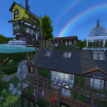 Someone built the labyrinthine mansion from What Remains Of Edith Finch in The Sims 4