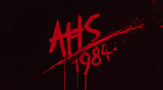 The American Horror Story 1984 credits are a gaudy, gorgeous VHS fever dream