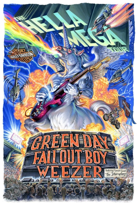 Green Day, Fall Out Boy, and Weezer announce the joint tour your snotty little teenage dreams were made of