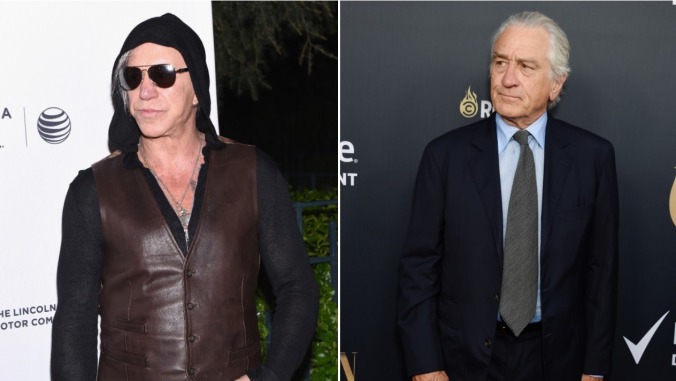 Mickey Rourke and Robert De Niro are in a vicious feud that we just heard about for the first time