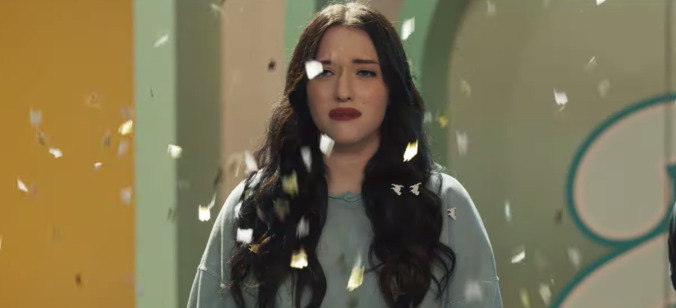 Kat Dennings bonds with a literal cat lady in trailer for the Margot Robbie-produced Dollface