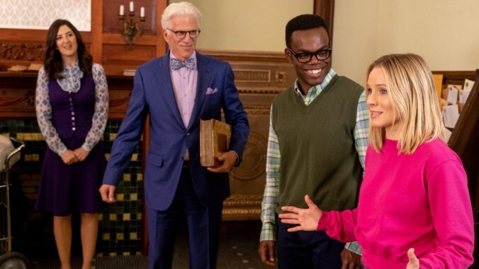 The Good Place cast is here to recap every forkin' twist from the first 3 seasons