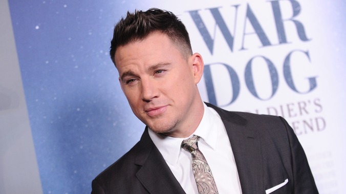 A painting of Channing Tatum's scrotum sold for more than $6,000