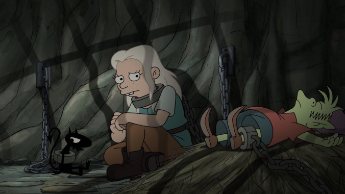 Disenchantment closes out its first season with a witch trial and a new king