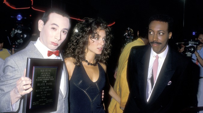 In 1988, Pee-wee Herman became an honorary member of Eddie Murphy and Arsenio Hall's Black Pack