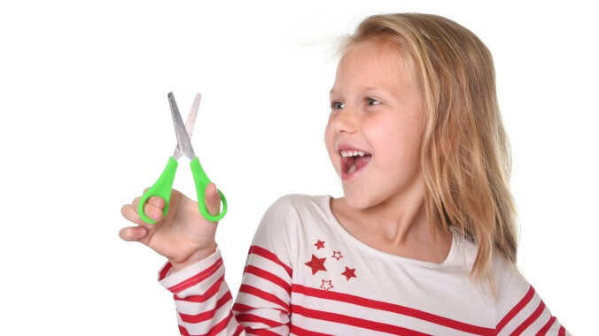 Somebody thought it'd be a good idea to sell scented scissors to children