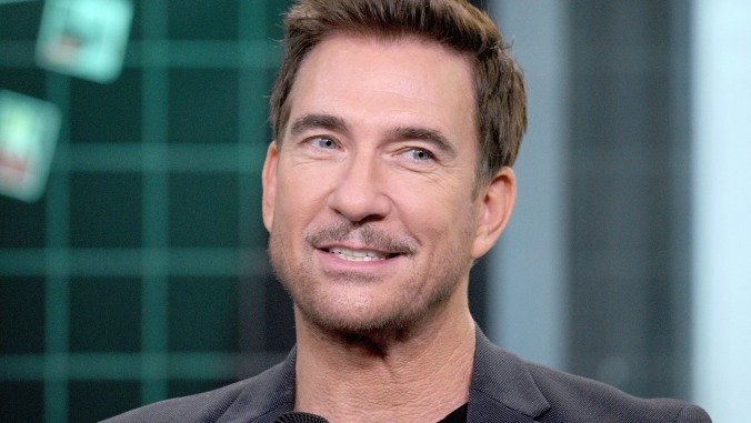 Watch Dylan McDermott get asked about Dermot Mulroney, respond like a man condemned