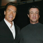 Schwarzenegger and Stallone compare knives, make it about their dicks