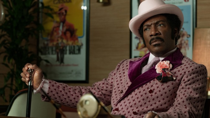 Eddie Murphy goes back to the '70s for the blaxploitation biopic Dolemite Is My Name