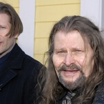 We can assure you, this is a real picture of Crispin Glover and his dad