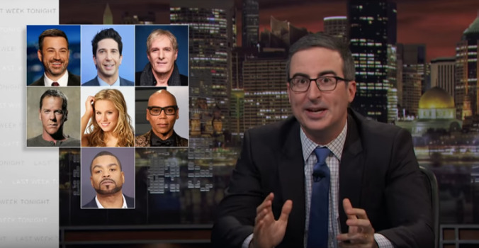 John Oliver uncovers deadly pharmacy loopholes with the help of an unlikely celebrity action team