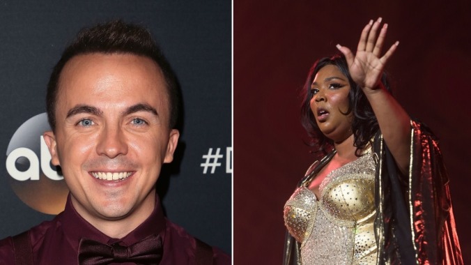 Frankie Muniz goes full-tilt horny on main, asks Lizzo to make him her purse