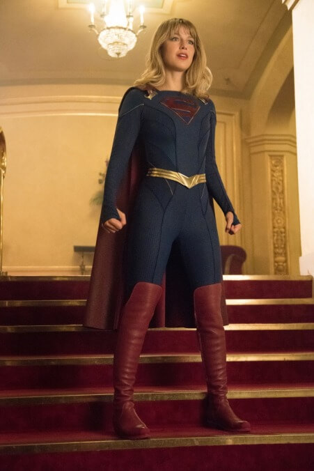 Supergirl returns with a brand new outfit, same sunny outlook