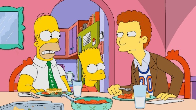 Homer finds a fan and winds up mentoring a real jerk on The Simpsons