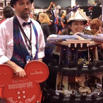 This Disney nut made a Haunted Mansion-themed dress with actual moving ghosts and doom buggies