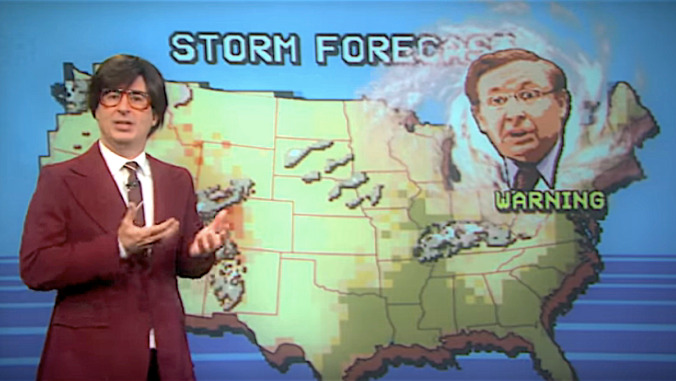 John Oliver predicts how Trump's taint will infect even the goddamned weather