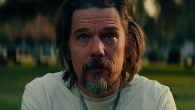 Ethan Hawke is an ex-convict desperate for redemption in Blumhouse's Adopt A Highway trailer