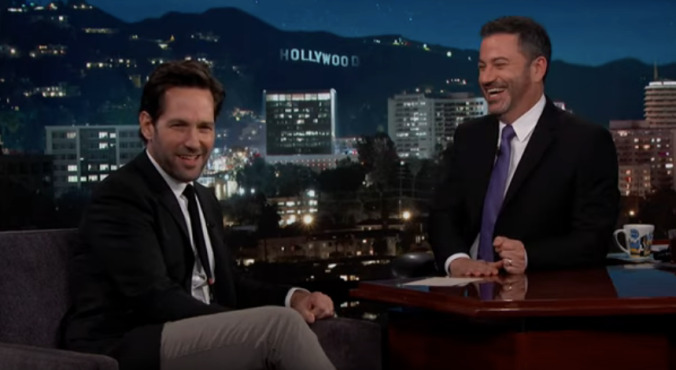 Paul Rudd tells a cool story about moving to New York, a less cool one about being buried alive