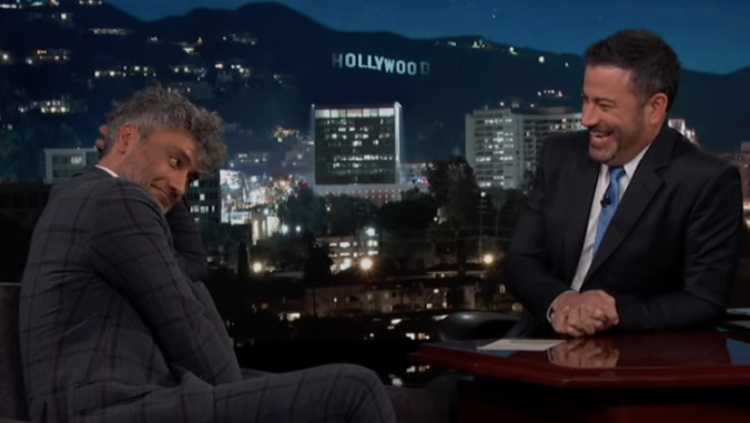 Taika Waititi outlines the pitfalls of playing funny Hitler on Jimmy Kimmel Live