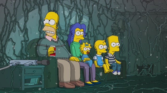 The XXXth/666th "Treehouse Of Horror" is just The Simpsons' wheezy annual horror exercise