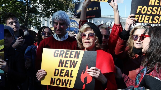 Jane Fonda again arrested at climate change protest, this time with Grace & Frankie co-star Sam Waterston